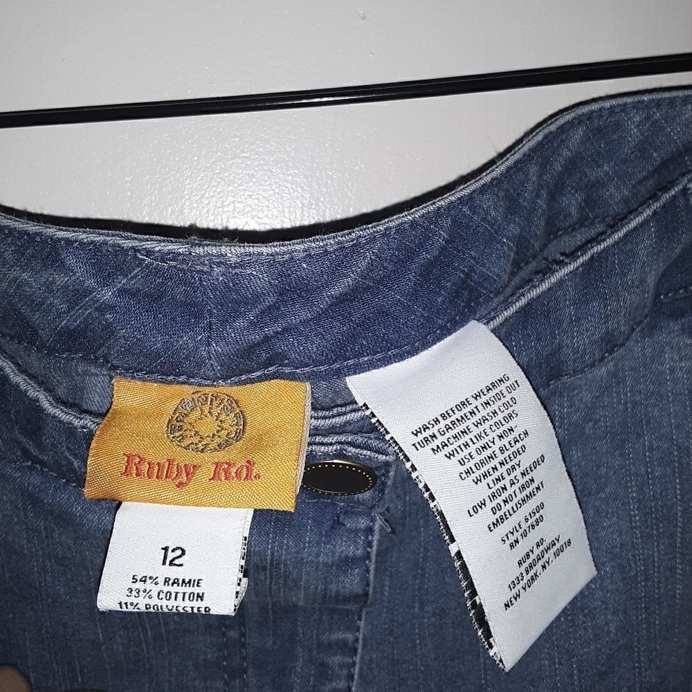 Ruby Rd. Blue Jeans - Picture 4 of 5